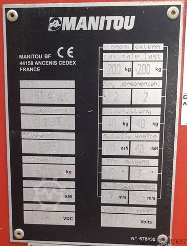 Gelenkteleskoparbeitsbühne Manitou 150 AETJC
