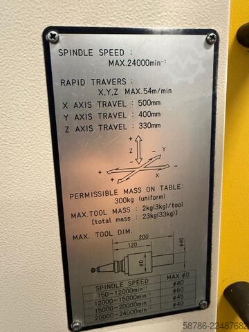 Vertikalt maskineringssenter Fanuc Robodrill Alpha T21iFa 5 axis