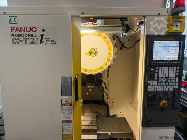 Vertikalt maskineringssenter Fanuc Robodrill Alpha T21iFa 5 axis