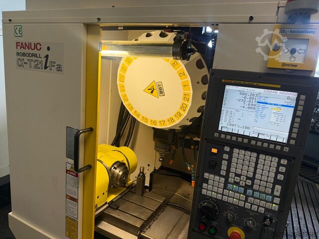 Vertikalt maskineringssenter Fanuc Robodrill Alpha T21iFa 5 axis
