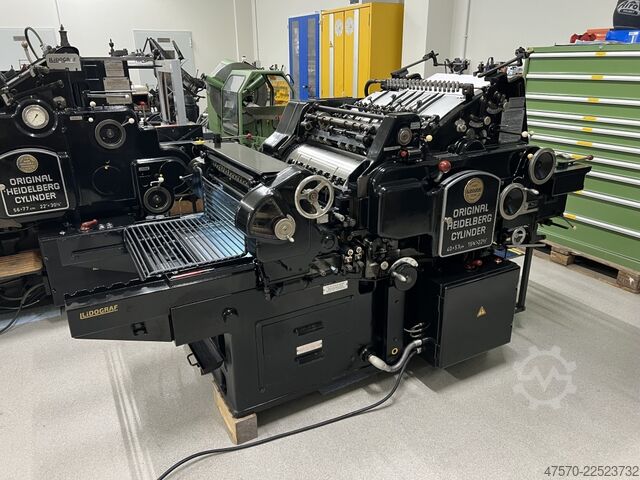 Automatischer Stanzautomat Heidelberg Cylinder KSB 40×57 Automatic die-cutter