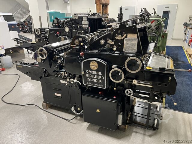 Automatischer Stanzautomat Heidelberg Cylinder KSB 40×57 Automatic die-cutter