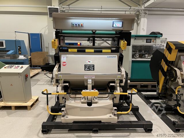 Stanzmaschine mit Heißprägevorrichtung Lidograf TYMC-1200
