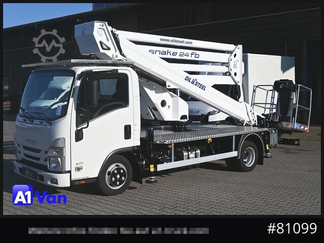 Kombivan ISUZU Isuzu M21 Hubarbeitsbühne, snake 24fb, 24 Meter, 3,5 Tonnen