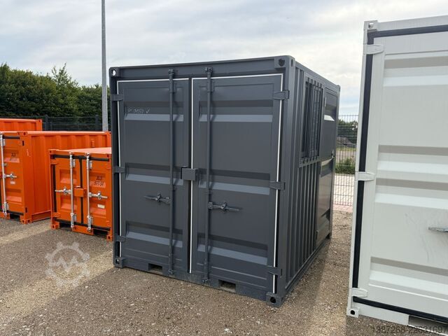Anden  8 Fuß Container , Neuwertig, Seitentür & Fenster
