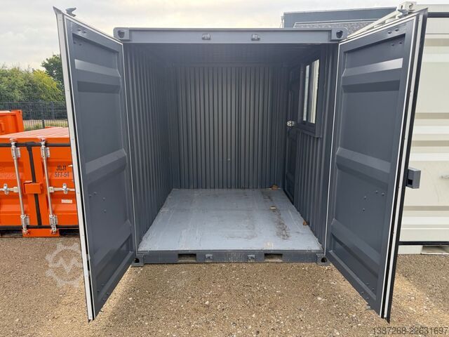 Anden  8 Fuß Container , Neuwertig, Seitentür & Fenster