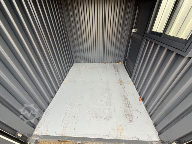 Anden  8 Fuß Container , Neuwertig, Seitentür & Fenster