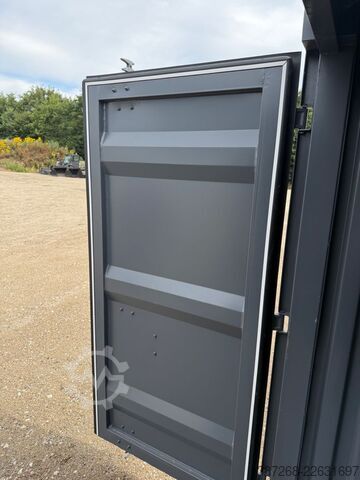 Anden  8 Fuß Container , Neuwertig, Seitentür & Fenster