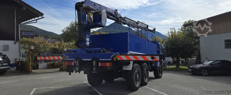 Lastebil med lasteplan (åpen) MAN 7T MIL GL 6x6 KAT1 Palfinger PK 11000 Kr