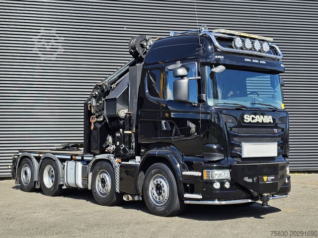 Kranbil Scania R490 / 8x2 / HMF 85 TM CRANE / WINCH / JIB