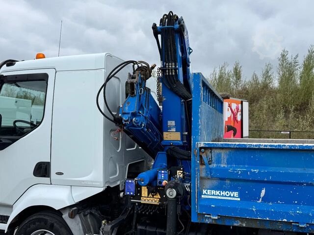 Dumper Renault Midlum 220 16T KIPPER+KRAAN