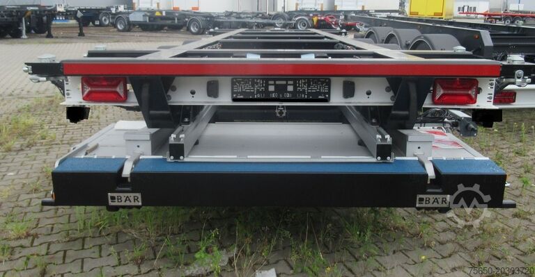 Swap chassis trailer Möslein BDF  Tandem- BDF- Wechselanhänger mit Ladebordwand