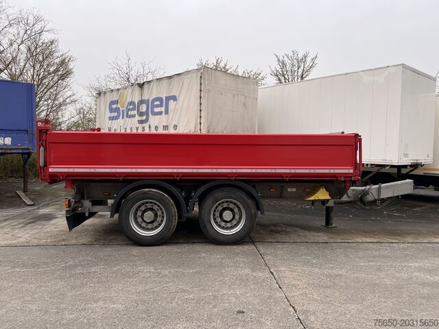 Remorque benne trilibérale Müller Mitteltal TA-2  18 t Tandemkipper- Tieflader