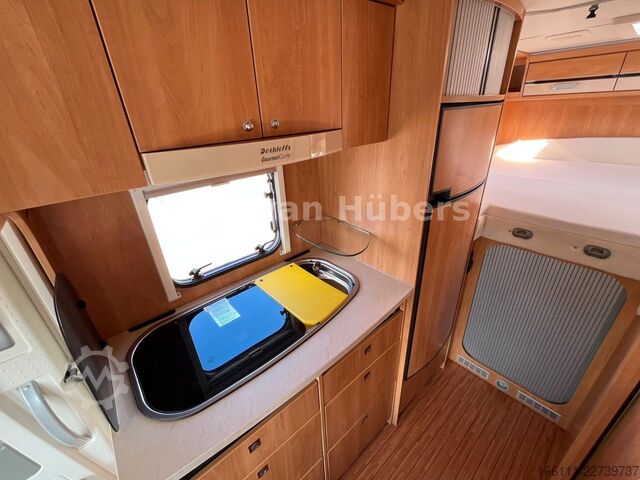 Pusiau integruotas kemperis DETHLEFFS GlobeBus T011 - Automatik - Festbett - Klima -