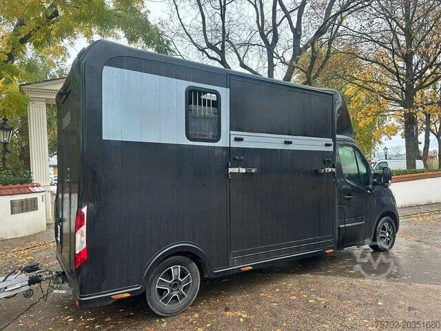 Transportador de gado Renault Master Haras 1-2 Pferde Automatik Aluaufbau