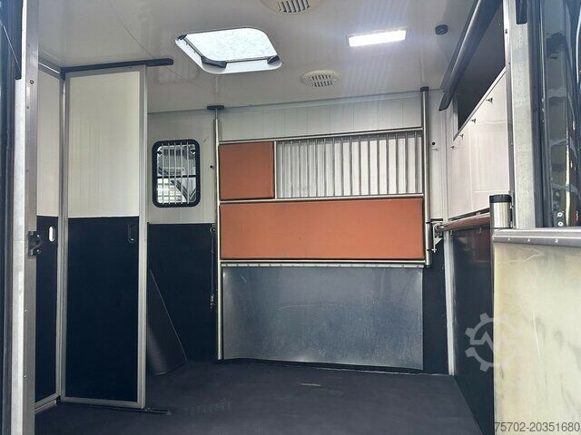 Transportador de gado Renault Master Haras 1-2 Pferde Automatik Aluaufbau