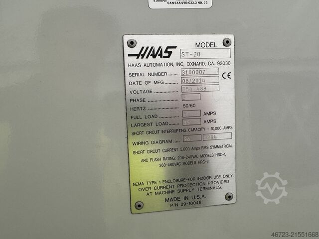 CNC-Drehmaschine mit Stangenförderer HAAS ST-20