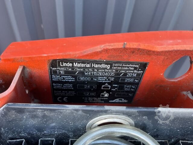 Jack palet manual Linde T16