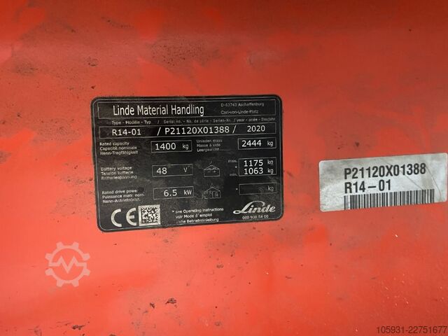 Trak capai Linde R14-01
