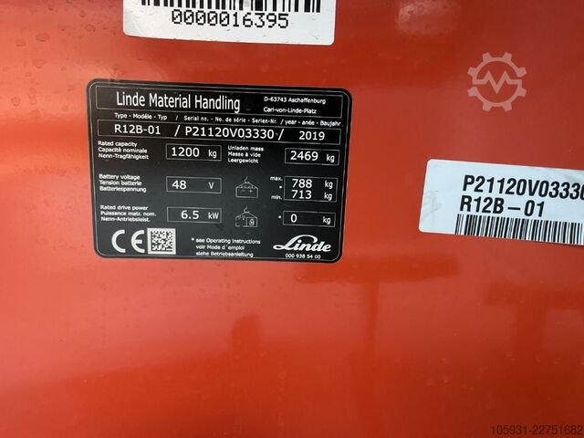 Trak capai Linde R12B