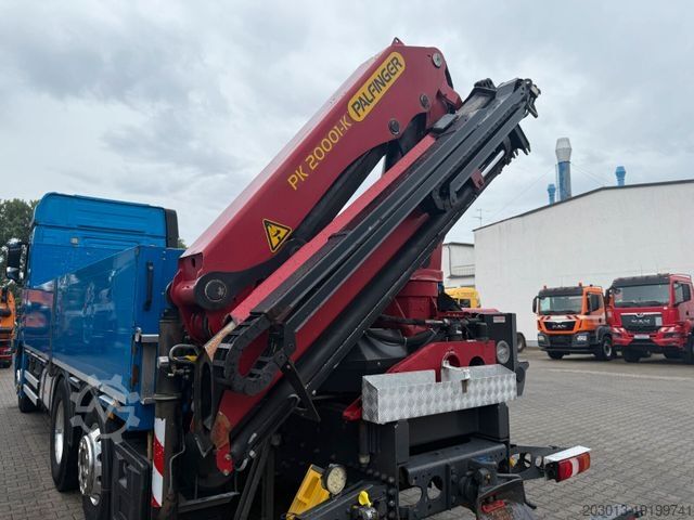 Düz kasa kamyon MERCEDES-BENZ ACTROS 2545 6x2 Pritsche Kran Palfinger PK20001K