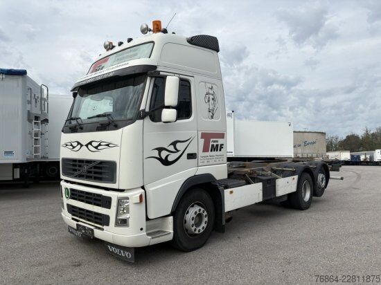 Camión con caja móvil VOLVO FH12 420, 6X2, BDF, SCHALTGETRIEBE/MANUELL, TACHOSCHEIBE/ANALOG