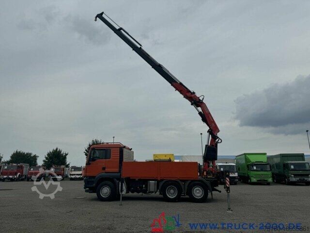 Kravas automašīna ar uzkarināmo bortu MAN TGS 28.480 6x4H FASSI F365 8m4t AHK41t Lenkachse