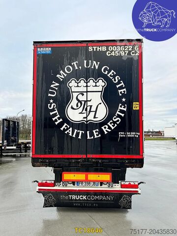 Containertransport Hoet Trailers + Caisse Libner 2018