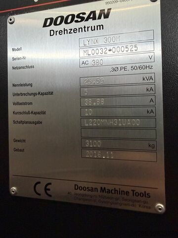 CNC strug DOOSAN Lynx 300M