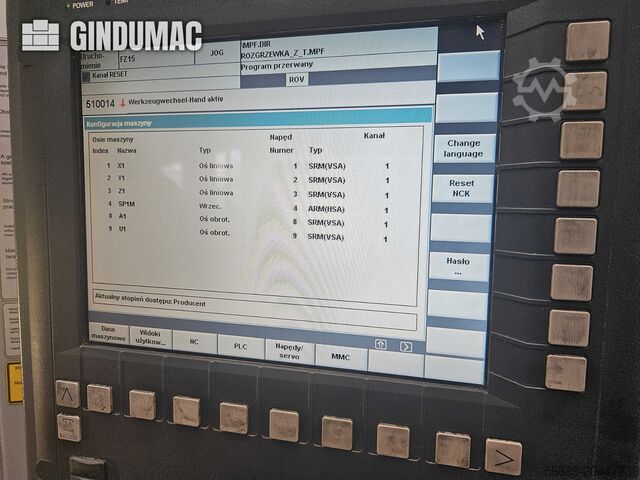立式加工中心 CHIRON FZ 18 W MAGNUM HIGH SPEED