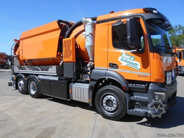 Vakumska cisterna Mercedes-Benz Actros 2546 L 6x2 / Poseidon 15 K