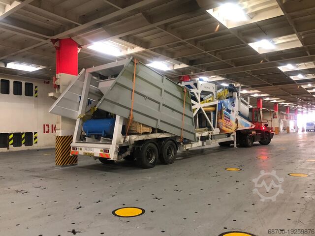 Mobil betongblandningsanläggning PROMAX Mobile Concrete Batching Plant M100-TWN (100m3/h)