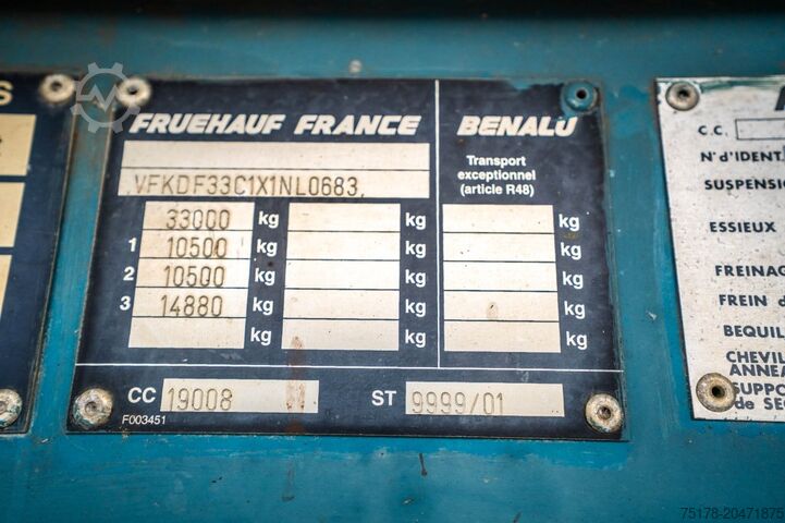 شاحنة قلابة BENALU FRUEHAUF DF33