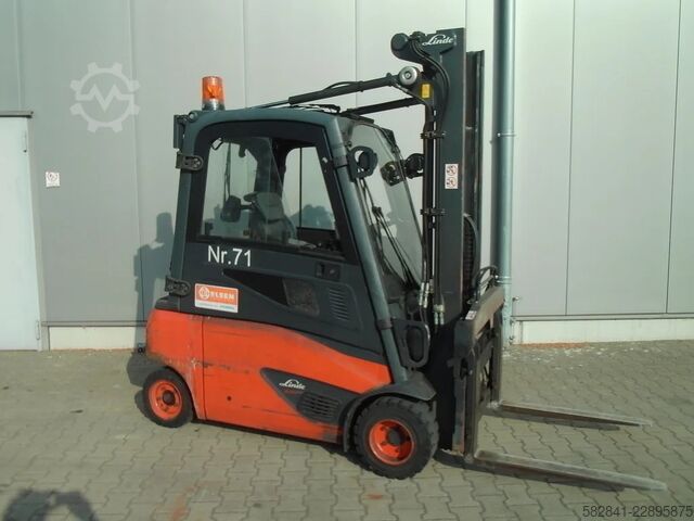 Elektrisk 4-hjuls gaffeltruck LINDE E 20 PL - 02