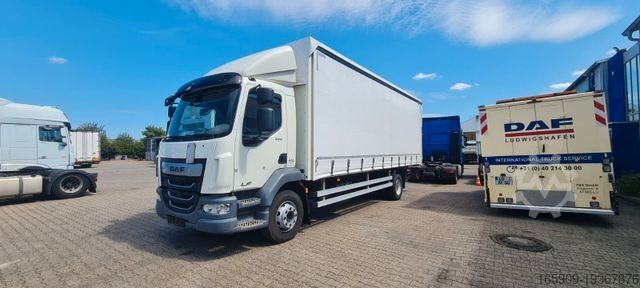 Вантажівка з платформою і тентом DAF LF 290 16 Tonnen , Automatik