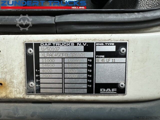 Jäähdytetyt/pakastetut kuljetukset DAF LF 45-180