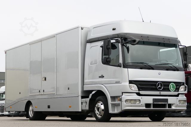 Βαν μεταφοράς αυτοκινήτων MERCEDES-BENZ Atego 822 Autotransporter Geschloss. Automatik