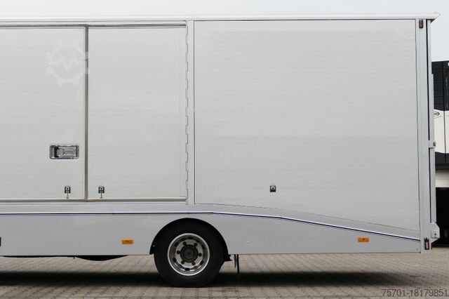 Furgon transport auto MERCEDES-BENZ Atego 822 Autotransporter Geschloss. Automatik