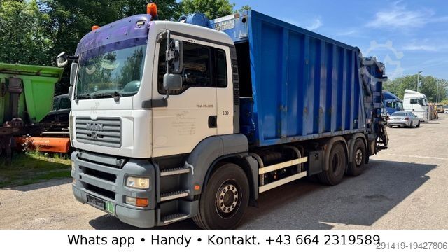 Kamion i plehrave MAN TGA 26.320 6x2-2 BL  Euro 4 Müllwagen Bj 2008