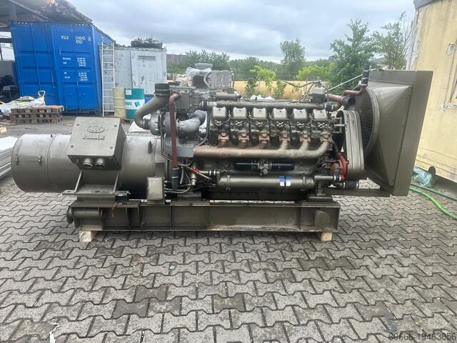 Gerador de energia de emergência MWM TBD 232 V 12 Notstromaggregat