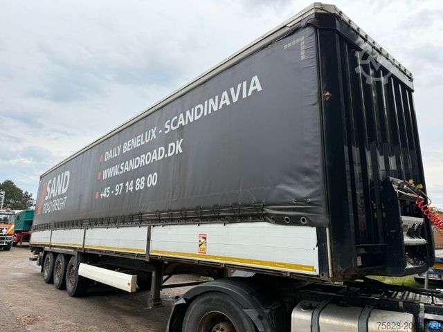 تریلر نیمه باز با چادر برزنتی KRONE SDR / Schiebeplane + Bordwände