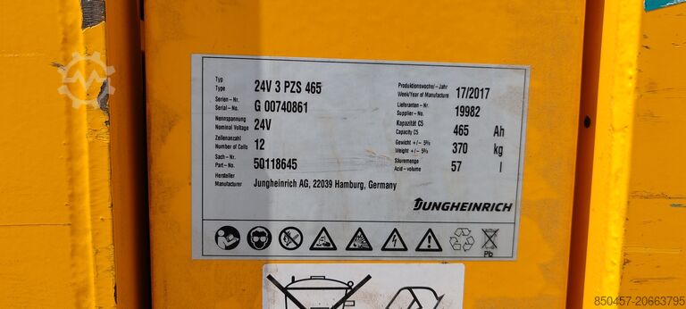 सिट-डाउन पैलेट ट्रक Jungheinrich ESE220 2400mm