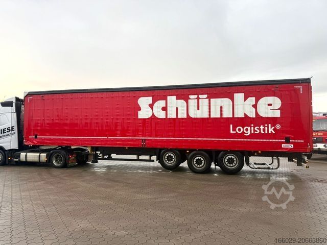 Auflieger mit Pritsche & Plane SCHMITZ CARGOBULL Speed-Curtainsider - Top Zustand TÜV Neu