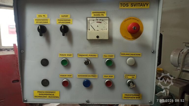 マルチブレードソー WIELOPIŁA GĄSIENICOWA JEDNOWAŁOWA TOS SV WIELOPIŁA GĄSIENICOWA JEDNOWAŁOWA TOS SV
