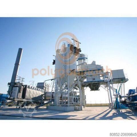 Instalación mezcladora de asfalto Polygonmach 160 tph mobile asphalt plant