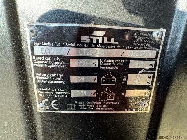 VS-22701 transpaleta eléctrica Still ECH 12c STILL ech12c