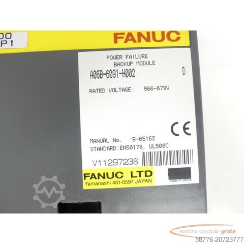 Fanuc komponents Fanuc A06B-6091-H002 Modul SN V11297238
