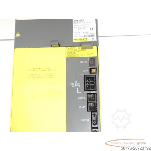 Fanuc component Fanuc A06B-6127-H106 Verstärker SV 180HV SN V11135364