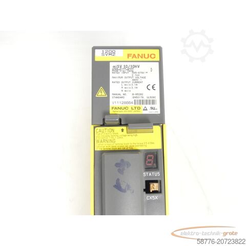 Fanuc component Fanuc A06B-6127-H202 Modul SV 10/10HV SN V11128664