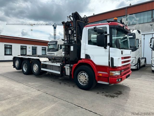 Ανατρεπόμενο φορτηγό SCANIA 380 * 8 x 2 * HIAB  105 Z KRAN *2 x LIFT *ABROLL